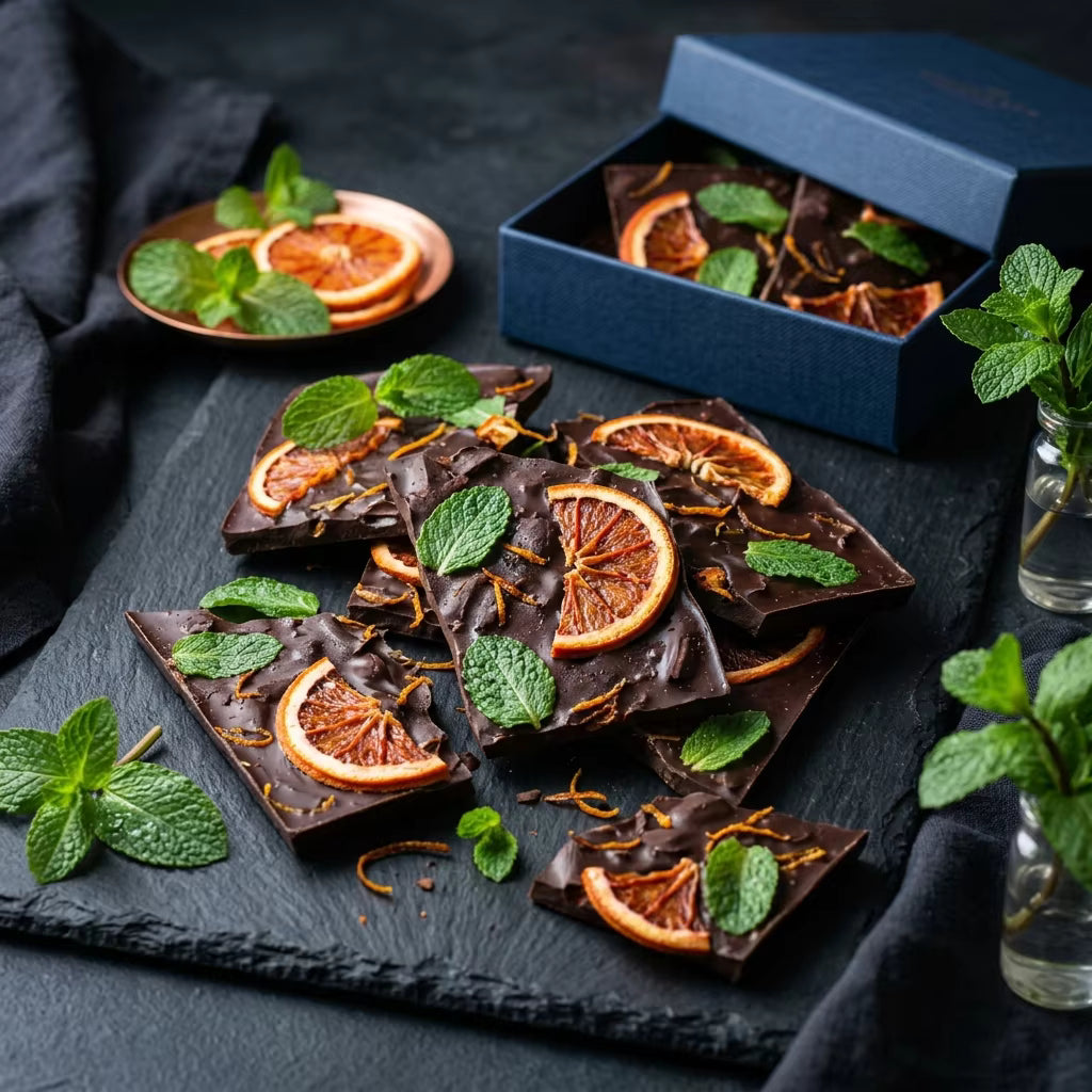 Zesty Orange & Fresh Mint Dark Chocolate